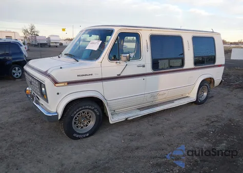 1985 Ford Econoline E150 Van z USA, uszkodzony, nr VIN 1FDEE14H7FHA90363